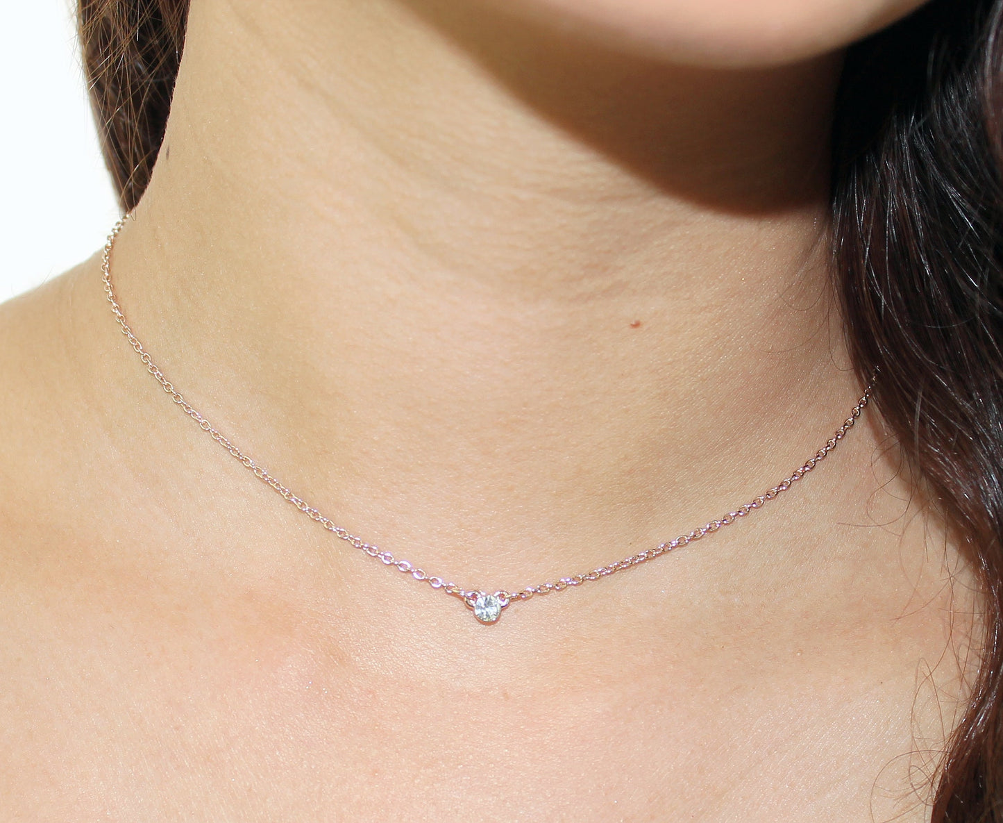 Dainty Rock Necklace